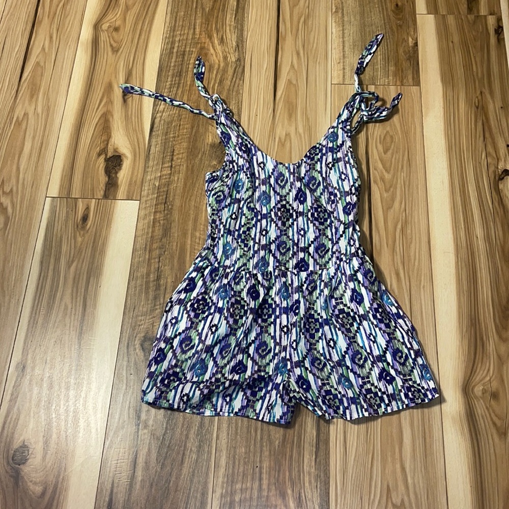 Green and Blue Tie Romper 😍💙💚🔥